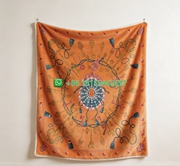 Hermes Throw Blankets